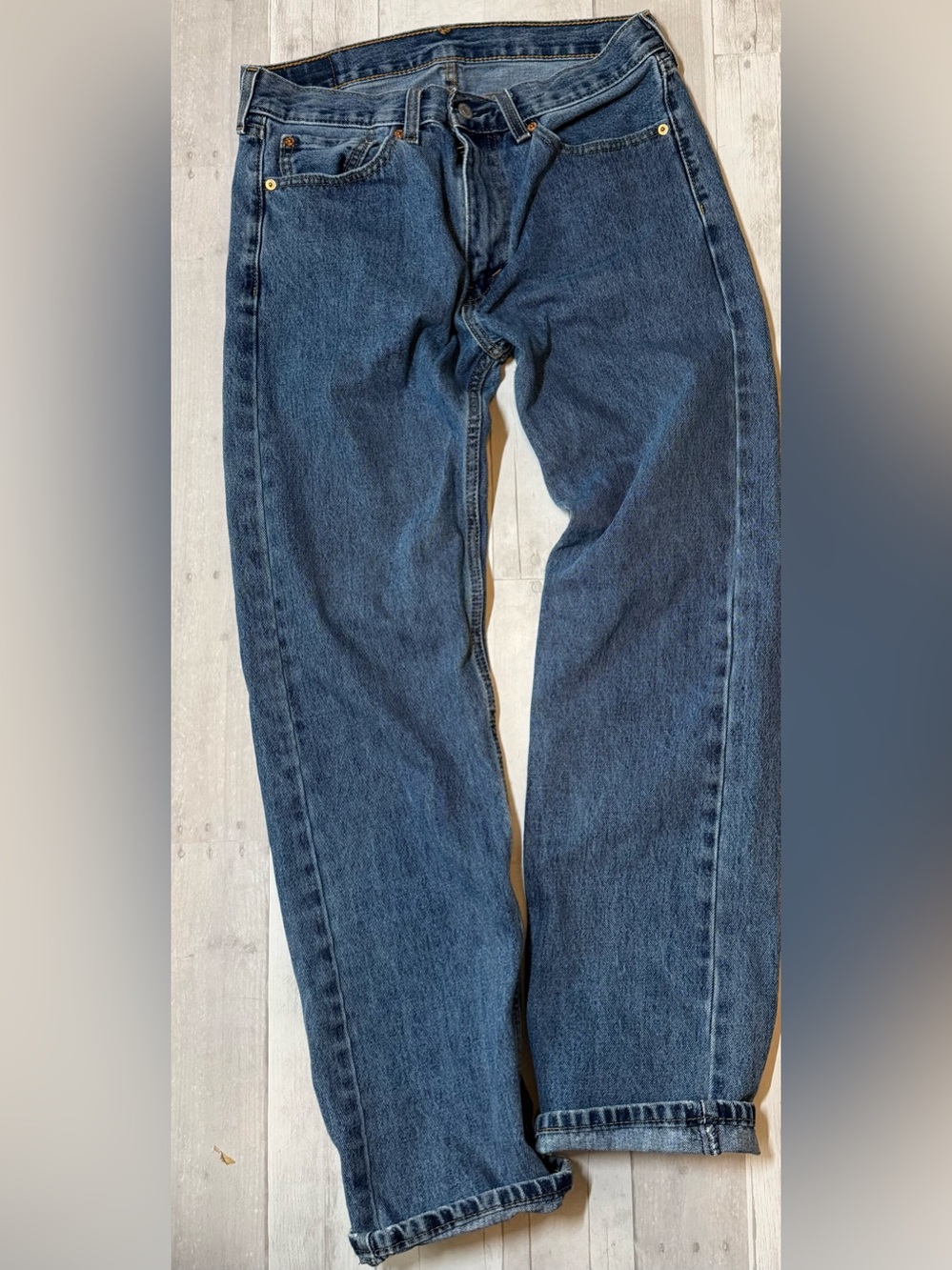 Levi 505 zip straight leg jeans 32x32 100% cotton
